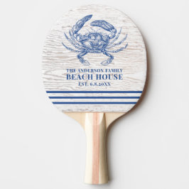 Pala De Ping Pong Nombre de la familia de la madera rústica de la ca