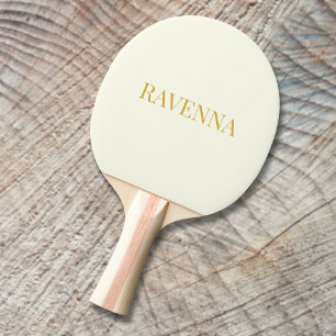 Pala De Ping Pong Nombre de Serif personalizado de lujo para regalo 