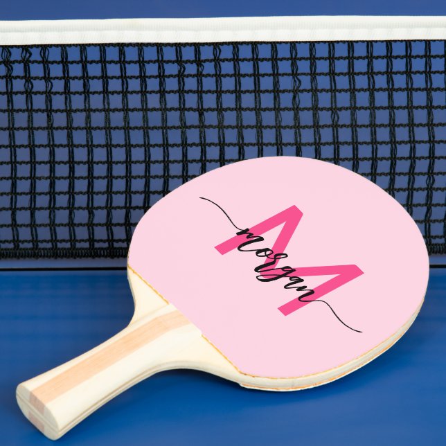 Pala De Ping Pong Nombre del Monograma de Giro de Guión Moderno Cali (in situ)