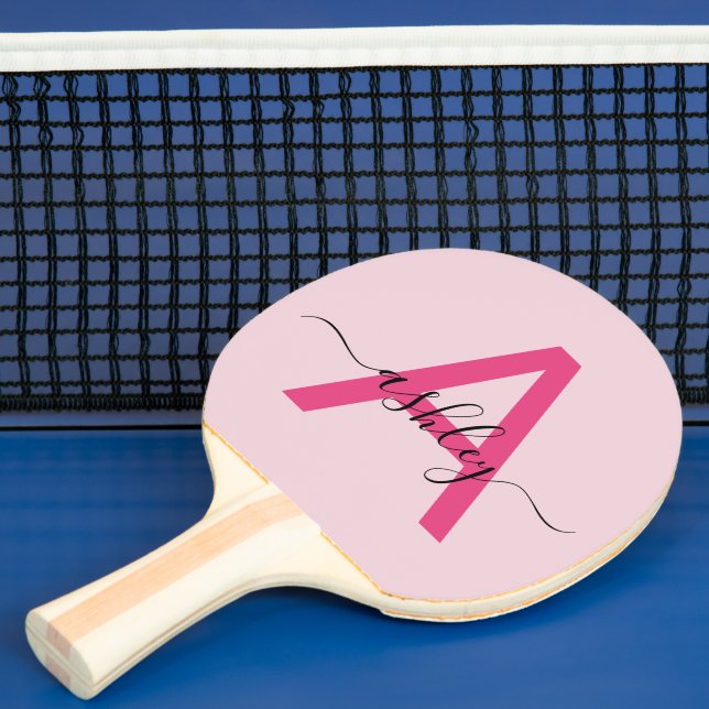 Pala De Ping Pong Nombre del Monograma de Giro de Guión Moderno Cali (in situ)
