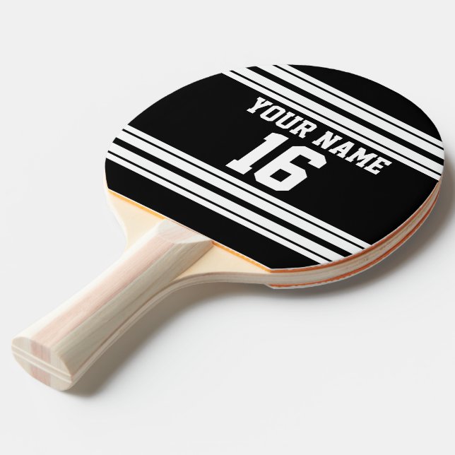 Pala De Ping Pong Nombre del número de Personalizado de Jersey del e (Ángulo frontal)