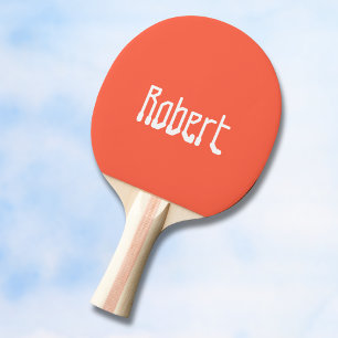 Pala De Ping Pong Nombre moderno Persimmon   Elegante Minimalista a 