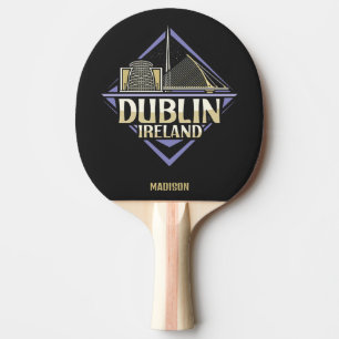 Pala De Ping Pong Nombre personalizado Dublín Irlanda