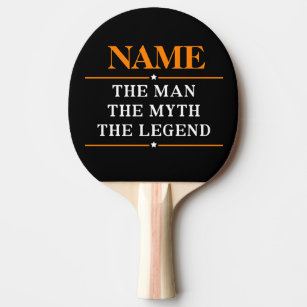Pala De Ping Pong Nombre Personalizado El Hombre El Mito La Leyenda