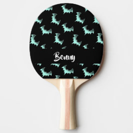 Pala De Ping Pong Nombre personalizado murciélagos azules