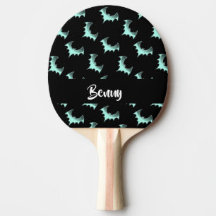 Pala De Ping Pong Nombre personalizado murciélagos azules