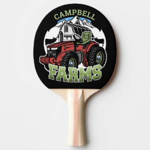 Pala De Ping Pong NOMBRE Personalizado País Granja Granja Granja Gra