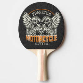 Pala De Ping Pong NOMBRE personalizado Pistons Wings Motorcycle Bike