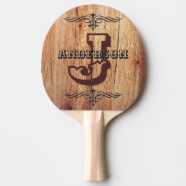 Pala De Ping Pong Nombre personalizado, Rústico, Occidental, Tenis d