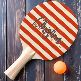 Pala De Ping Pong Nombre pintado del Naranja de sangre de polo de me