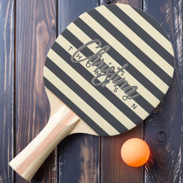 Pala De Ping Pong Nombre pintado en gris mediterráneo polo de mediad