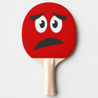 Pala De Ping Pong Novedad de cara divertida con miedo