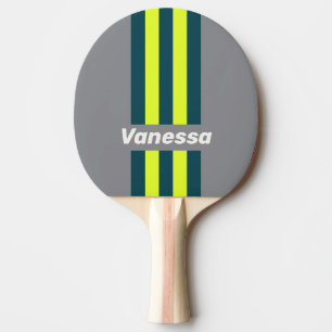 Pala De Ping Pong Nube Retro Tormenta Arboleda Franjas de Alfiler co