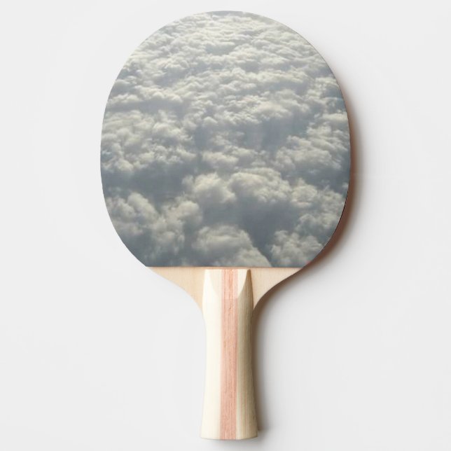 PALA DE PING PONG NUBES DE FLUJO BLANCO (Anverso)