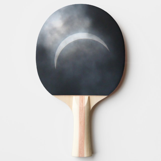 Pala De Ping Pong Nubes espeluznantes de tormenta del eclipse 2017 (Anverso)