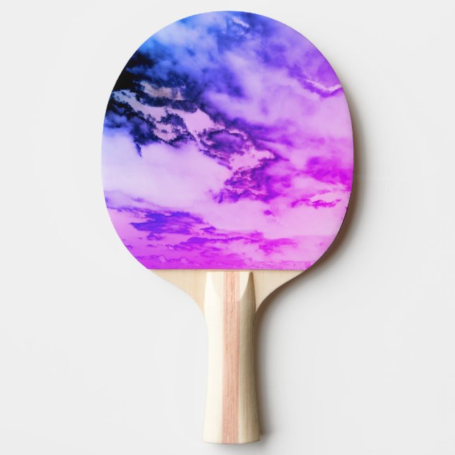 Pala De Ping Pong Nubes moradas (Anverso)