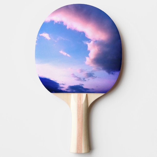 Pala De Ping Pong Nubes rosadas (Anverso)