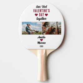 Pala De Ping Pong Nuestro primer El día de San Valentín juntos 2 fot