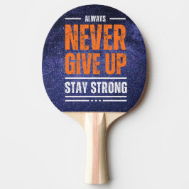 Pala De Ping Pong Nunca rendirse: Edición Cósmica