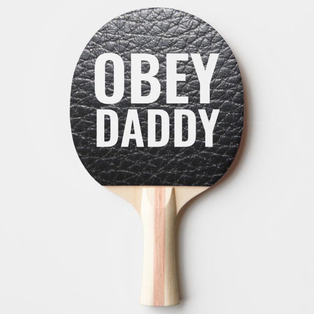PALA DE PING PONG OBEY DADDY LEATHER-L00K (Anverso)