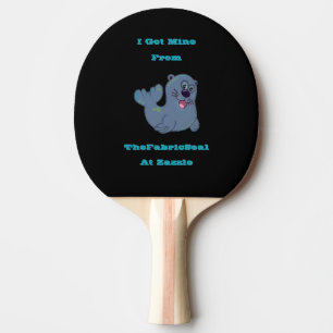 Pala De Ping Pong Obtuve El Mío Del Sello De Tela En Zazzle