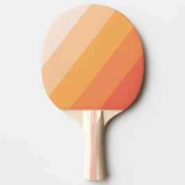Pala De Ping Pong Ocaso del Sol Oceánico Rayas Audaces