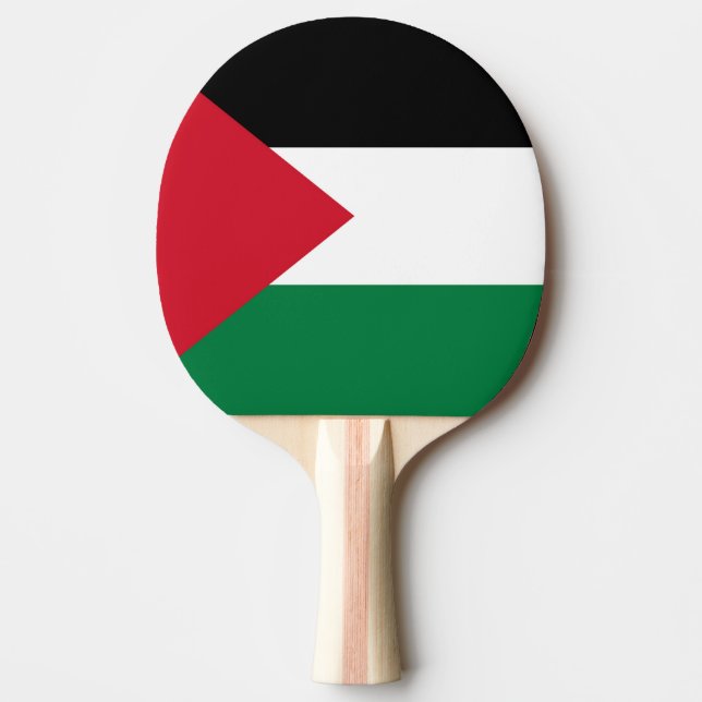 Pala De Ping Pong oficialmente bandera del Estado de Palestina (Anverso)