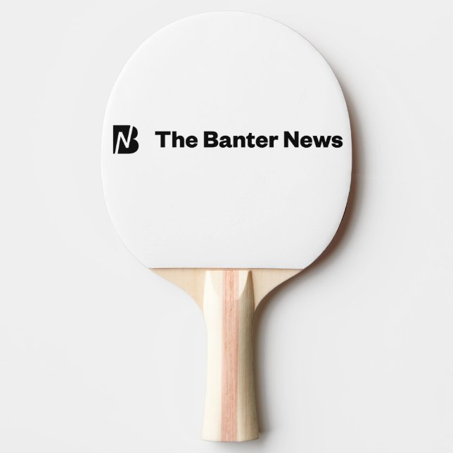 Pala De Ping Pong Oficina de Benter News Ping Pong Paddle (Anverso)