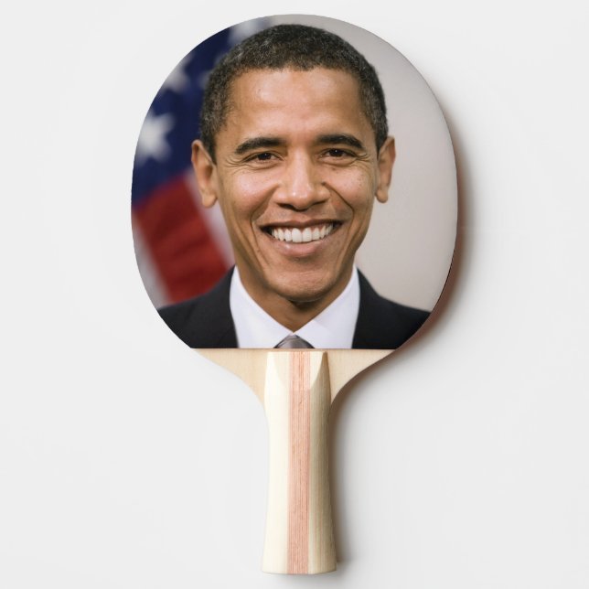 Pala De Ping Pong Oficina del Presidente Electo Barack Obama (Anverso)