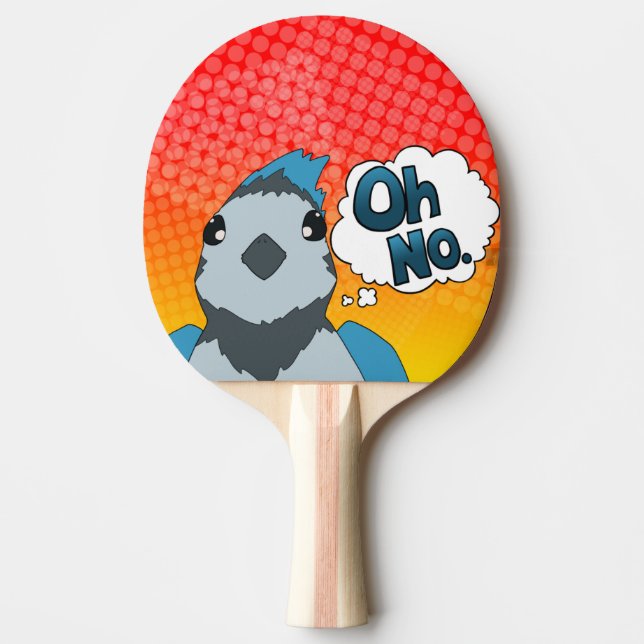 Pala De Ping Pong Oh, no hay pájaro (Anverso)