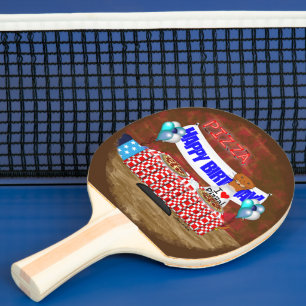 Pala De Ping Pong Oliver La Nutria tiene 6 años! Feliz Cumpleaños