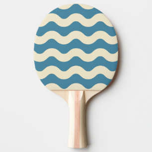 Pala De Ping Pong Onda de Raya Profundo Color Acuático