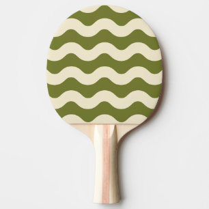 Pala De Ping Pong Ondulada Raya Dulce Aceituna Color