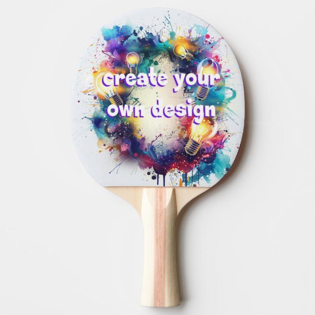 Pala De Ping Pong Ontwerp jouw unieke tafeltennisbatje – Laat je cre (Anverso)
