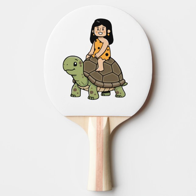 Pala De Ping Pong Oona y la Tortuga (Anverso)