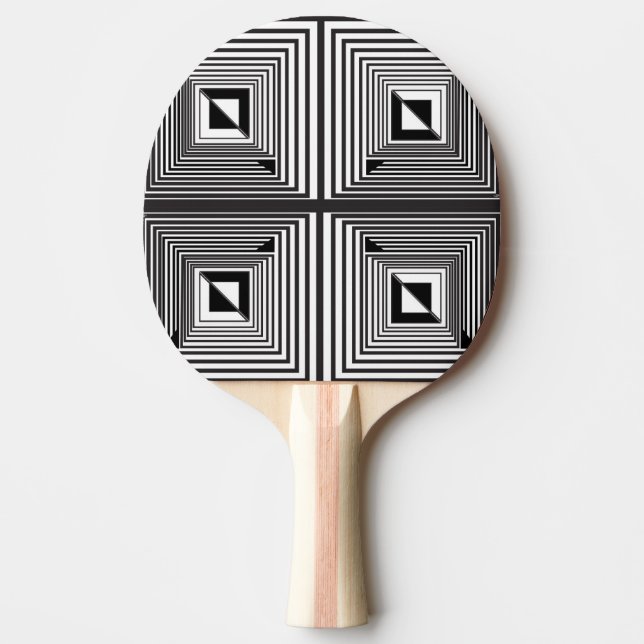 Pala De Ping Pong Óptica a través de formas (Anverso)
