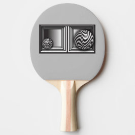Pala De Ping Pong Óptica a través de formas