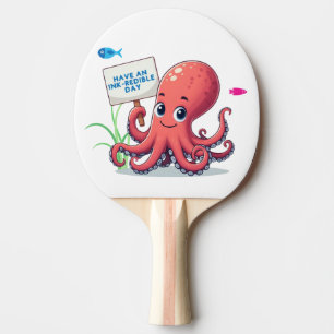 Pala De Ping Pong Opulpo personalizado con pescado