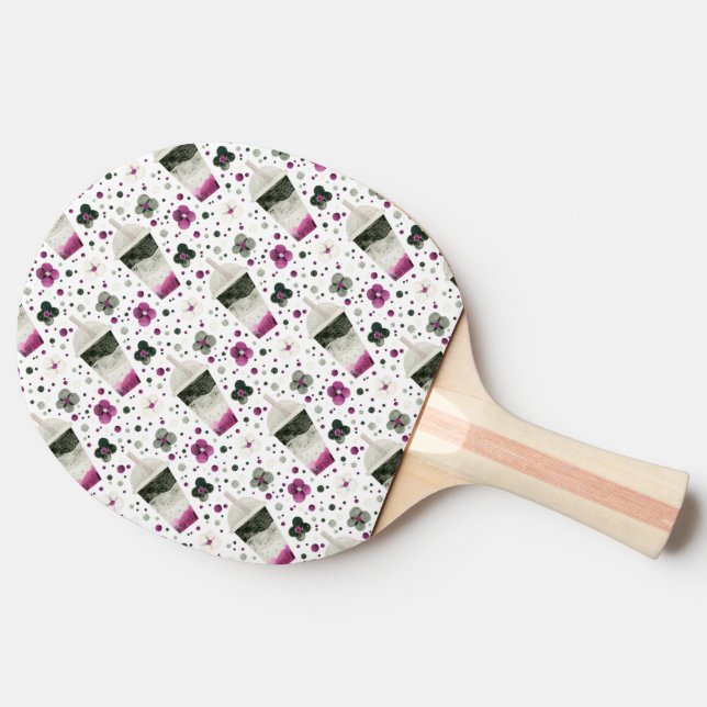 Pala De Ping Pong Orgullo asexual Ping Pong Paddles (Lateral)