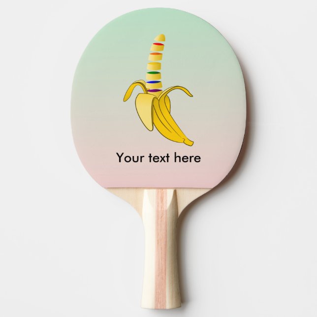 Pala De Ping Pong Orgullo gay sale de Banana (Anverso)