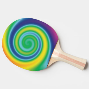 Pala De Ping Pong Orgullo lgbtq lgbt colores arcoiris agitar cool ra