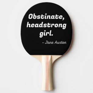 Pala De Ping Pong Orgullo y prejuicio