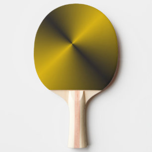 Pala De Ping Pong Oro negro y vibrante