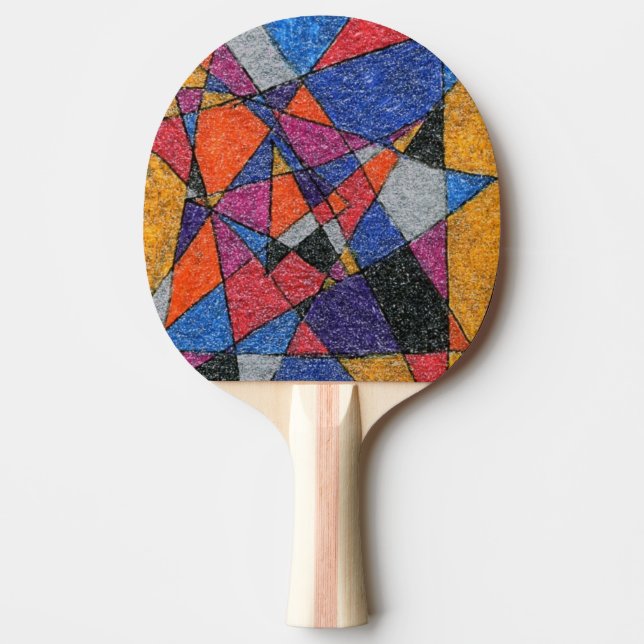 Pala De Ping Pong "Oro y joyas" Resumen Ping Pong Paddle (Anverso)