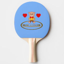 Pala De Ping Pong Oso de peluche 