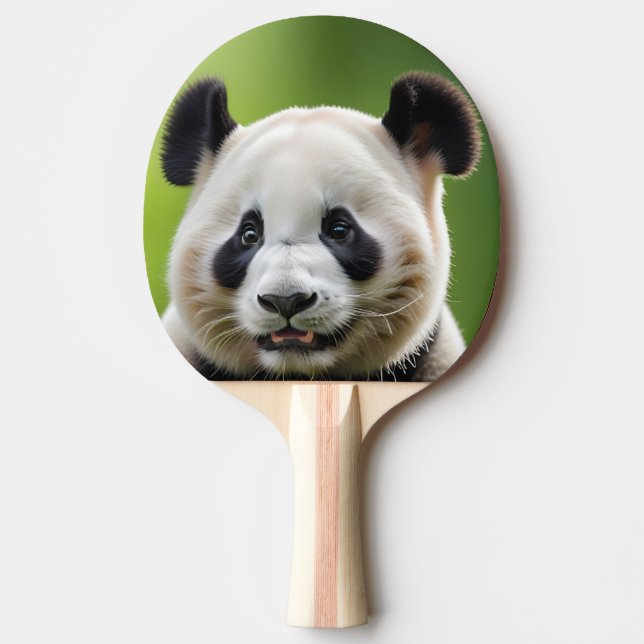 Pala de Ping Pong Oso Panda Tierno (Anverso)