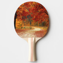 Pala De Ping Pong otoño en el bosque