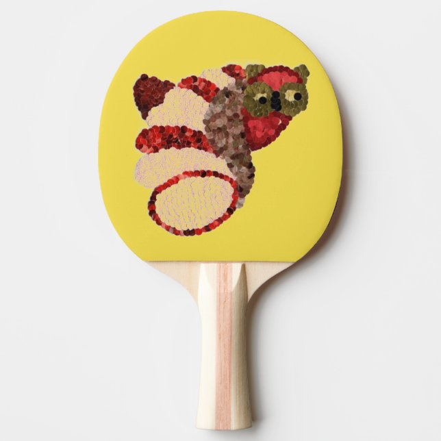 Pala De Ping Pong Owl Ping Pong Paddle (Anverso)