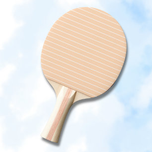 Pala De Ping Pong Pachy rosa y blanco delgado horizontal rayado