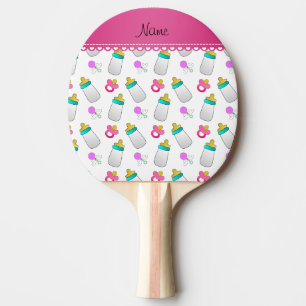 Pala De Ping Pong Pacificador blanco conocido del traqueteo del